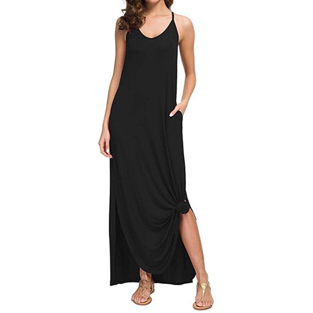 ▪️ZAIA Womens Loose Spaghetti Strap Maxi Dress▪️ - Picture 2 of 4